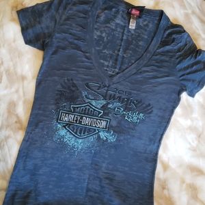 Harley Davidson Blue T-Shirt